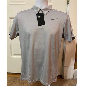 Nike Men's Dri-FIT Golf Polo Gray Size Small, Medium, Large, XL, XXL